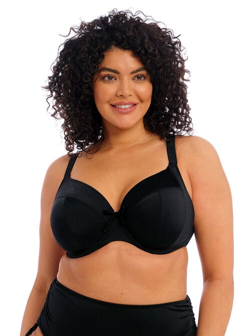 Elomi | Plain Sailing Plunge Bikini Top | Black