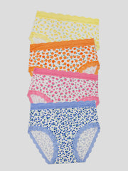 Stripe & Stare | Emily English X S&S High Rise Knicker Four Pack | Fruit Smoothie