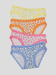 Stripe & Stare | Emily English X S&S Original Knicker Four Pack | Fruit Smoothie