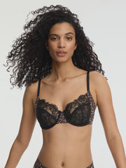 Skarlett Blue | Entice Full Coverage Bra | Black Leopard Print
