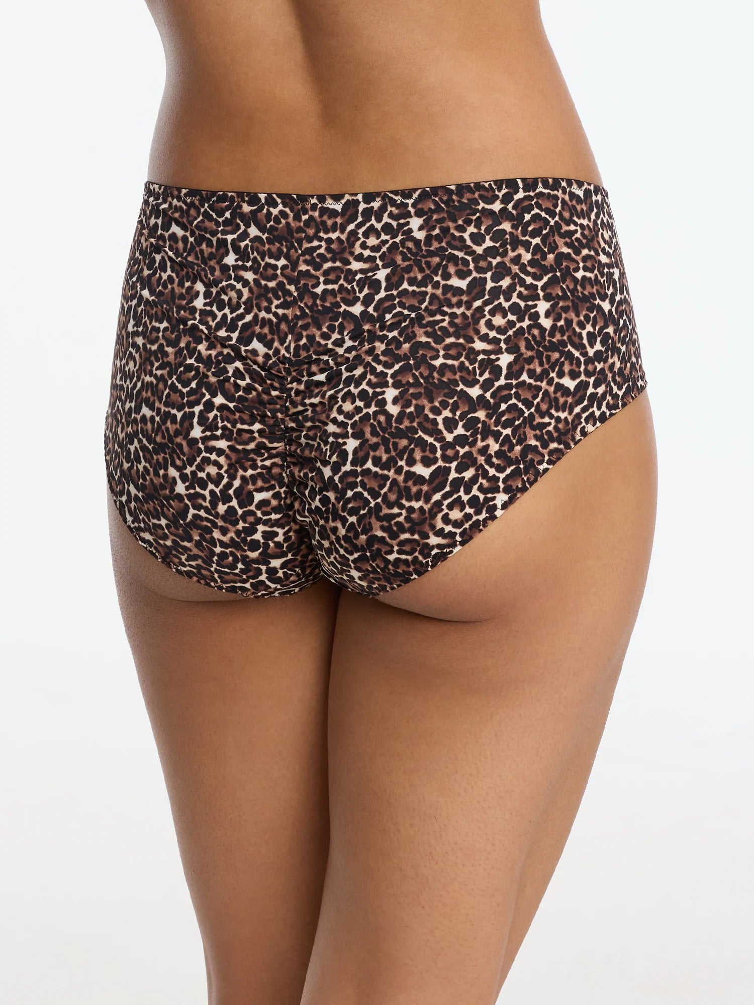 Skarlett Blue | Entice Full Coverage Brief | Black Leopard Print