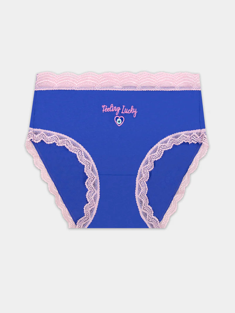 Stripe & Stare | High Rise Knicker | Feeling Lucky Evil Eye