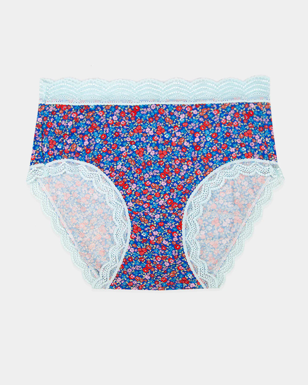 Stripe & Stare | High Rise Knicker | Floral Meadow