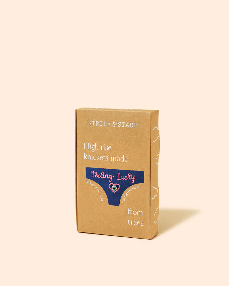 Stripe & Stare | High Rise Knicker | Feeling Lucky Evil Eye