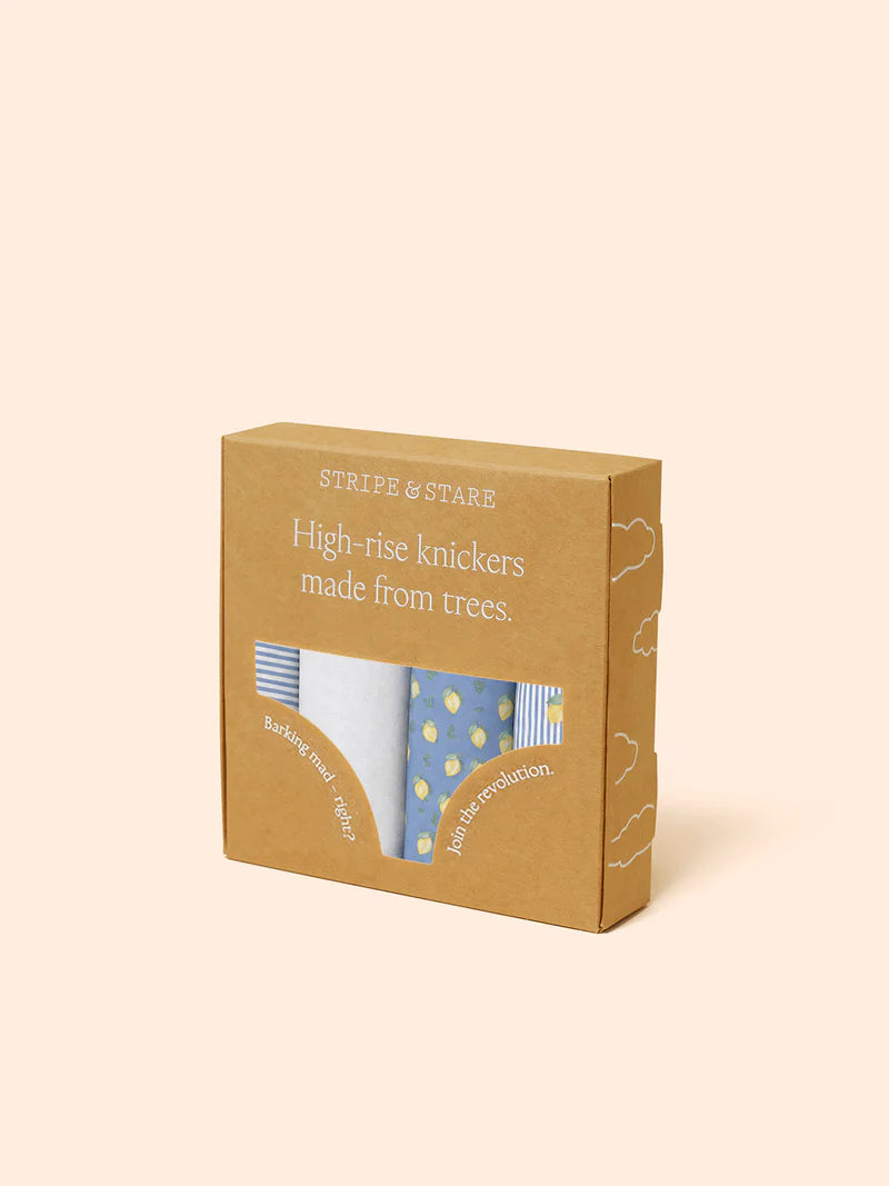 Stripe & Stare | High Rise Four Pack | Ciao Bella