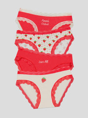 Stripe & Stare | The Original Knicker Four Pack | Love All