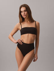 Calvin Klein | CK Essentials Heritage Bandeau Bikini Top | Black