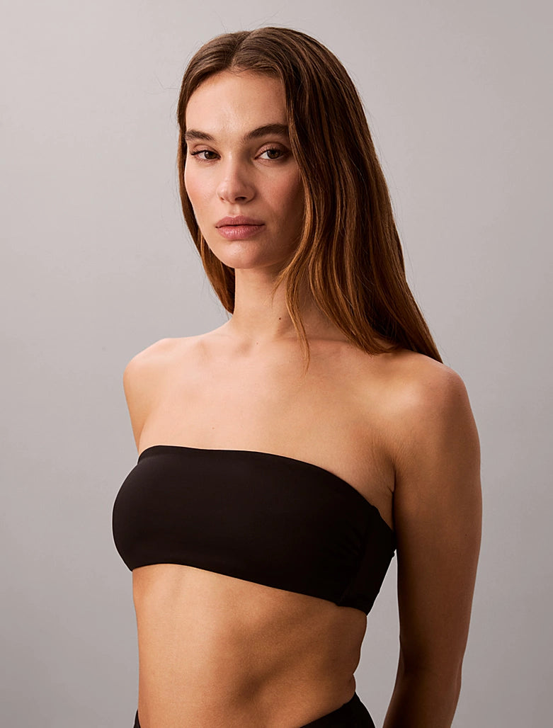 Calvin Klein | CK Essentials Heritage Bandeau Bikini Top | Black