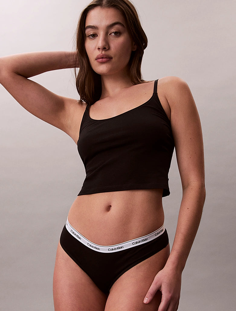 Calvin Klein | Icon Logo 3 Pack Brazilians | Black/ Classic White/ Animal Mirror