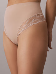 Calvin Klein | Sensual Stretch Lace Shapewear Thong | Cedar