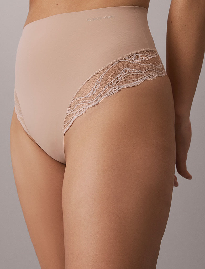 Calvin Klein | Sensual Stretch Lace Shapewear Thong | Cedar
