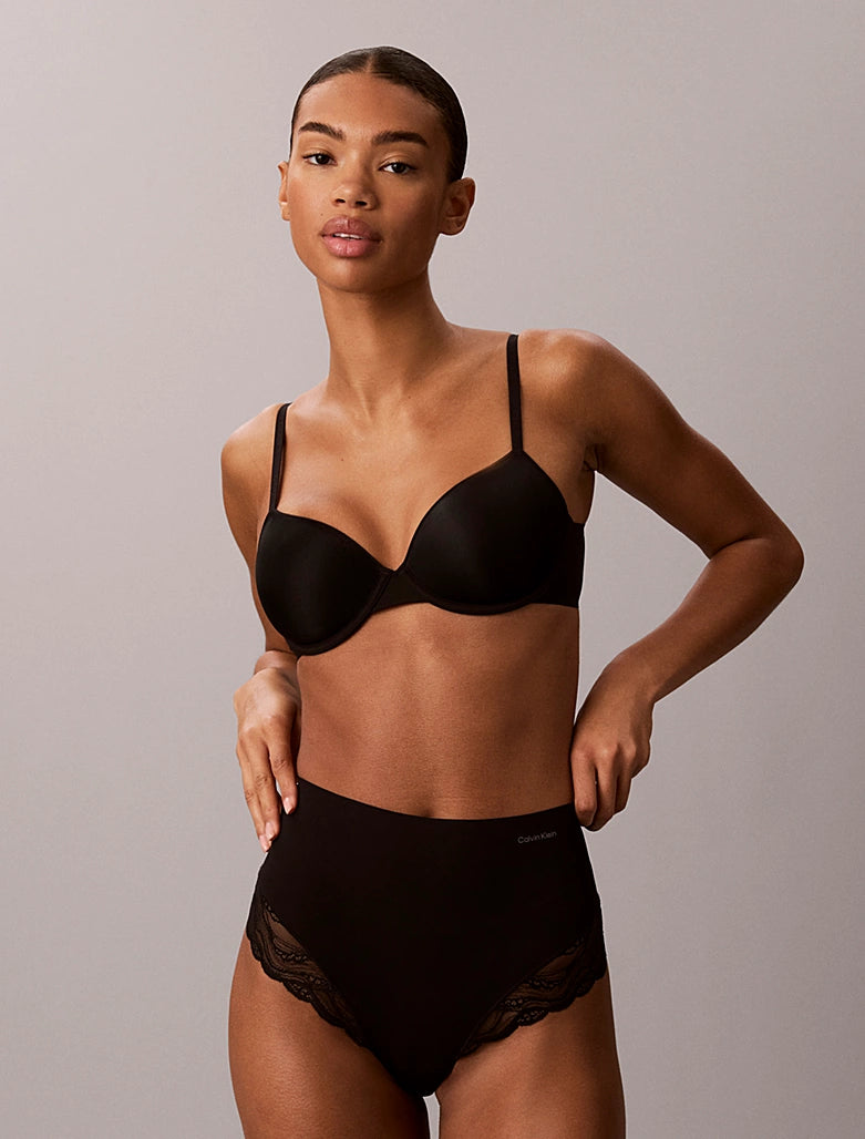 Calvin Klein | Sensual Stretch Lace Shapewear Thong | Black