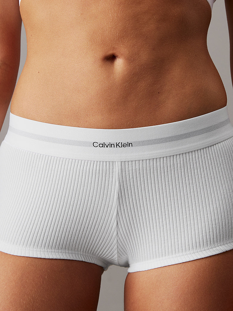 Calvin Klein | Cotton Modal Rib Hipster Panty | White