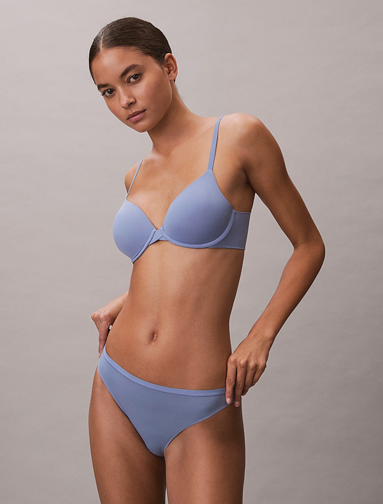 Calvin Klein | Perfectly Fit Thong | Blue Tulip