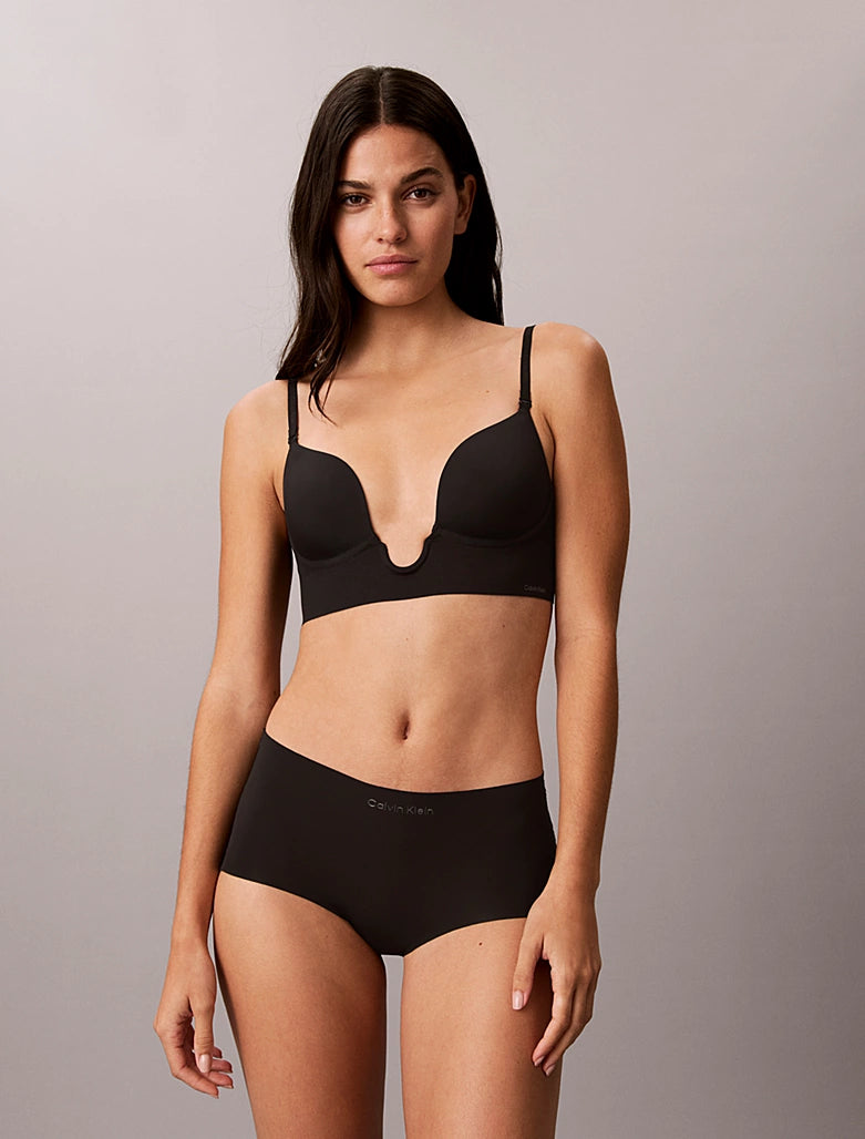 Calvin Klein | Perfectly Fit Longline Plunge | Black