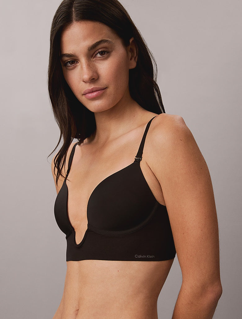 Calvin Klein | Perfectly Fit Longline Plunge | Black