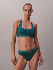 Calvin Klein | Icon Cotton Modal Unlined Bralette | Turf