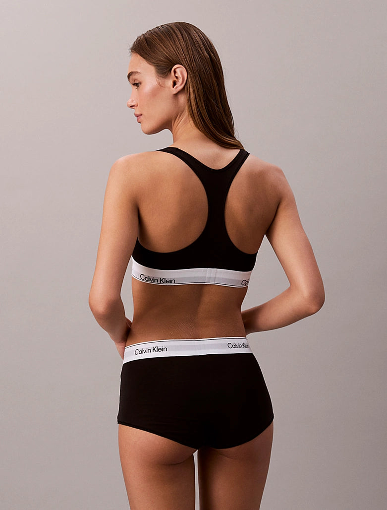 Calvin Klein | Icon Cotton Modal Unlined Bralette | Black