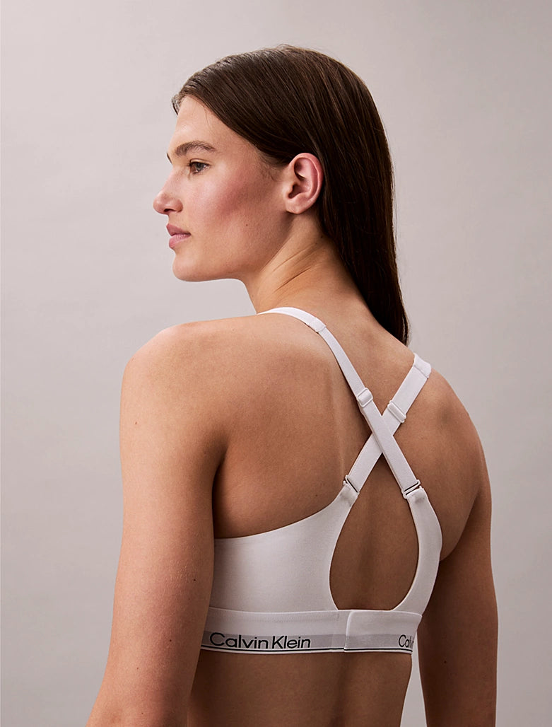Calvin Klein | Icon Cotton Modal Lift Bralette | White