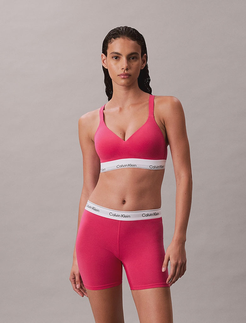 Calvin Klein | Icon Cotton Modal Lift Bralette | Vibrant Pink