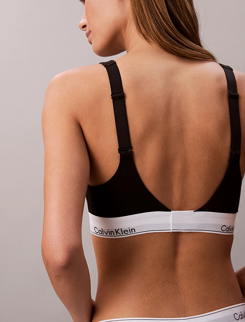 Calvin Klein | Icon Cotton Modal Lift Bralette | Black