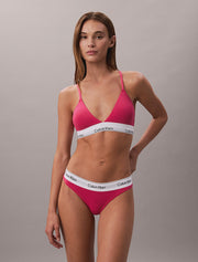 Calvin Klein | Icon Cotton Modal Thong | Vibrant Pink