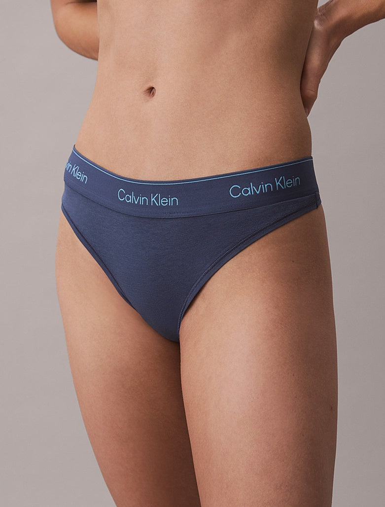 Calvin Klein | Icon Cotton Modal Thong | Dark Denim