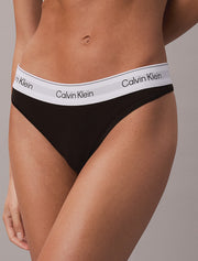 Calvin Klein | Icon Cotton Modal Thong | Black