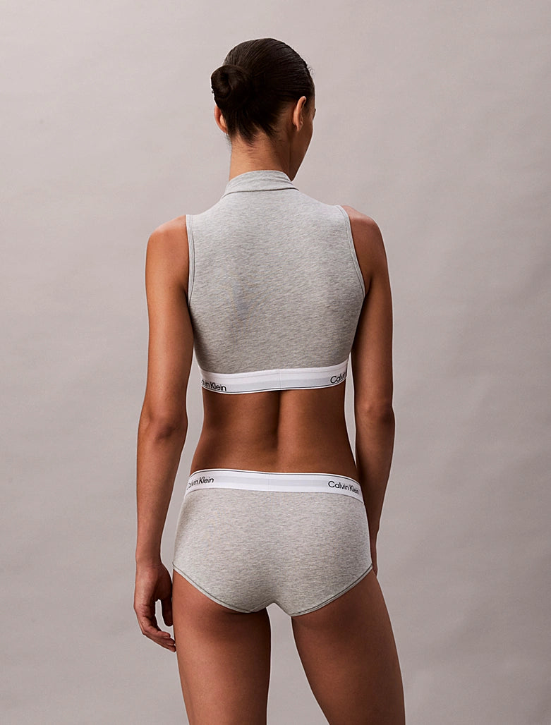 Calvin Klein | Icon Cotton Modal Boy Shorts | Grey Heather