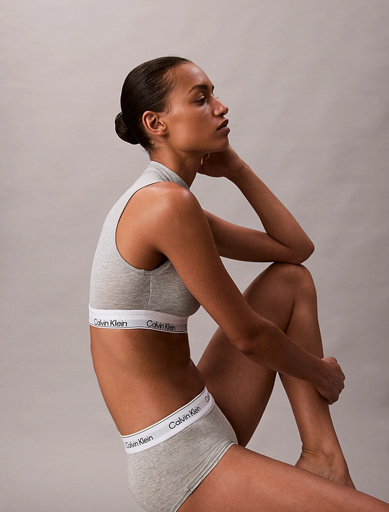 Calvin Klein | Icon Cotton Modal Boy Shorts | Grey Heather