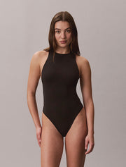 Calvin Klein | Icon Cotton Modal Racerback Bodysuit | Black