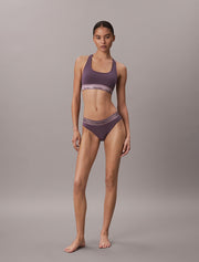 Calvin Klein | Metallic Bikini Brief | Vintage Violet