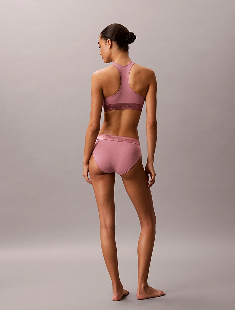 Calvin Klein | Icon Cotton Modal Unlined Bralette | Soft Mauve