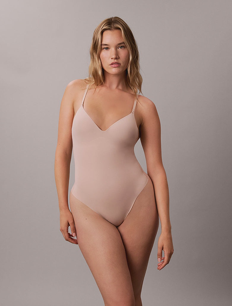 Calvin Klein | Perfectly Fit Wireless Shapewear Bodysuit | Cedar