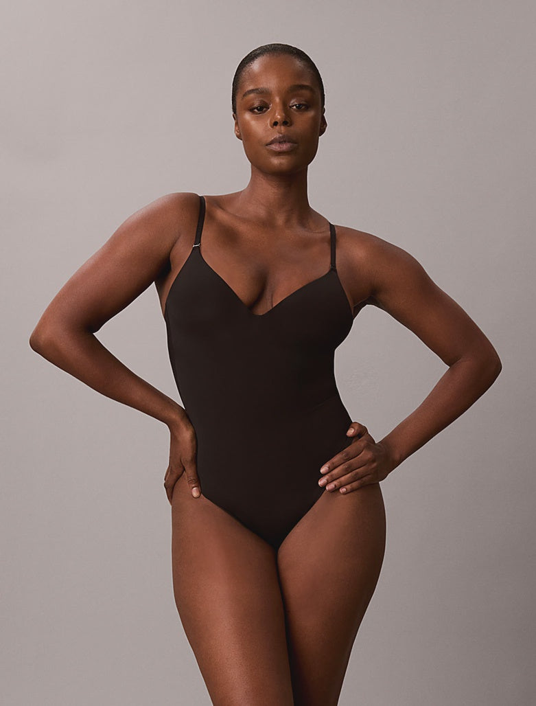 Calvin Klein | Perfectly Fit Wireless Shapewear Bodysuit | Black