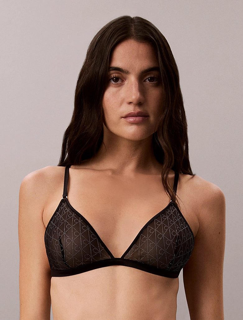 Calvin Klein | Unlined Triangle Bra | Black