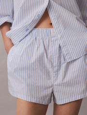 Calvin Klein | Cotton Poplin Pyjama Shorts | Sera Stripe