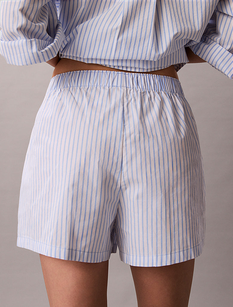 Calvin Klein | Cotton Poplin Pyjama Shorts | Sera Stripe
