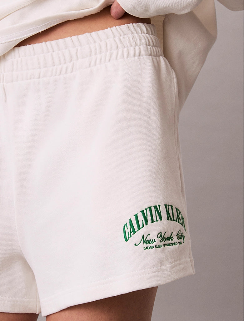Calvin Klein | Cotton Heritage Logo Pyjama Shorts | Tofu