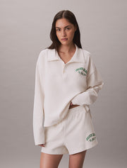 Calvin Klein | Cotton Heritage Logo Pyjama Shorts | Tofu