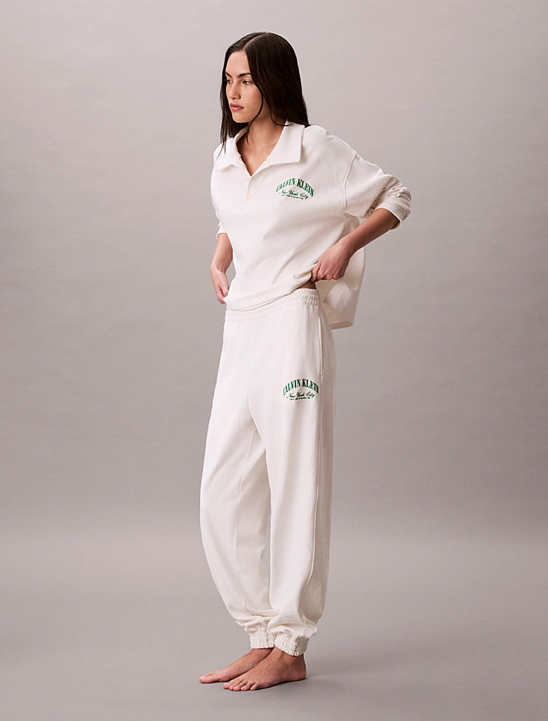 Calvin Klein | Cotton Heritage Logo Lounge Joggers | Tofu