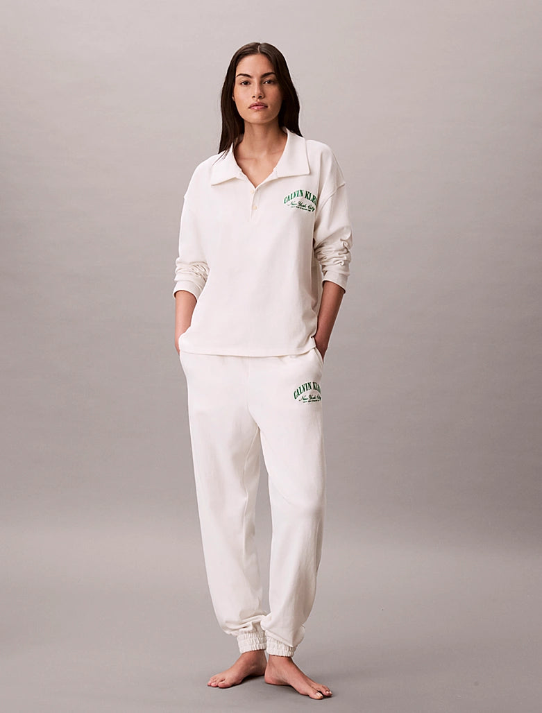 Calvin Klein | Cotton Heritage Logo Lounge Joggers | Tofu