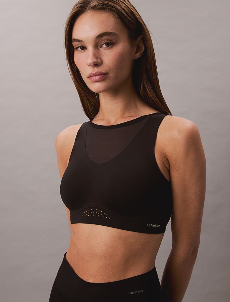 Calvin Klein | Performance Mesh High Impact Sports Bra | Black