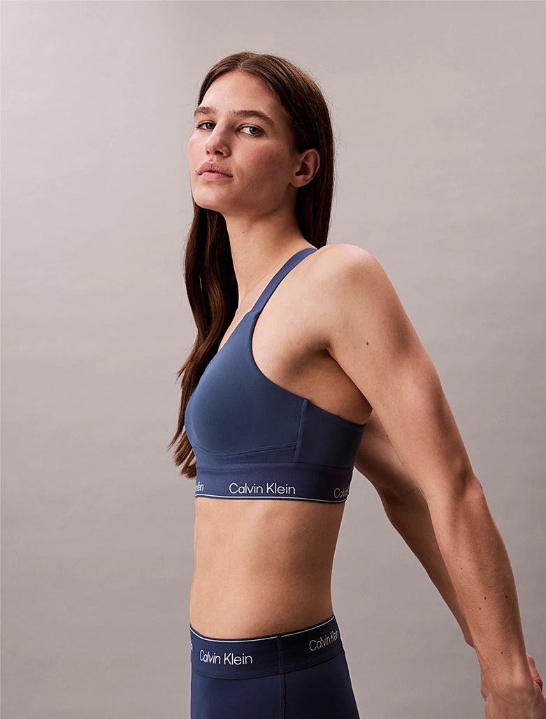 Calvin Klein | Quick-Dry High Impact Sports Bra | Dark Denim
