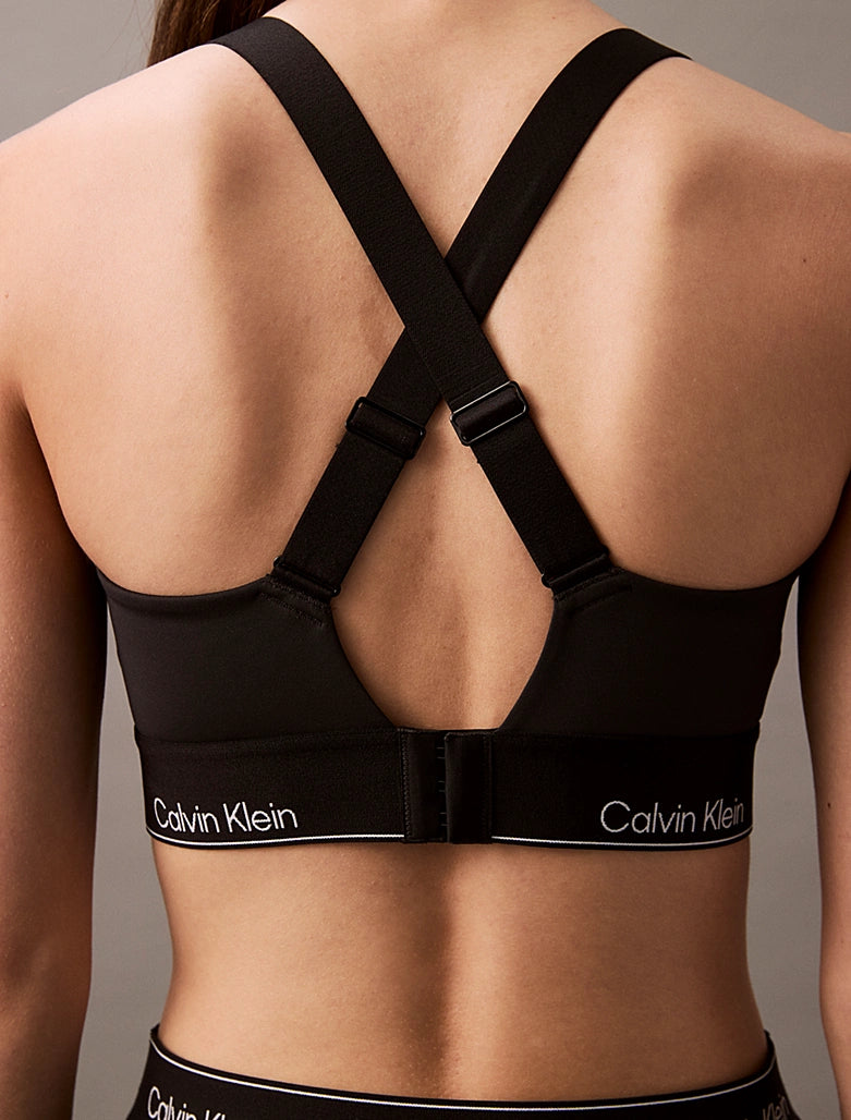 Calvin Klein | Quick-Dry High Impact Sports Bra | Black