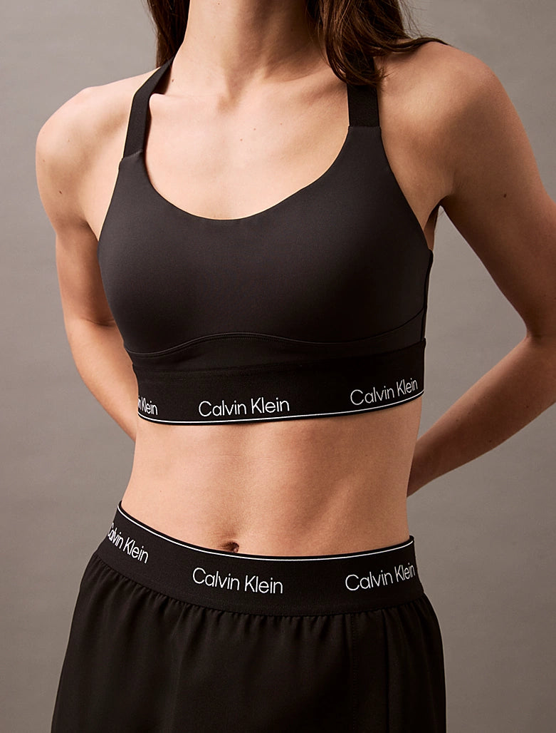 Calvin Klein | Quick-Dry High Impact Sports Bra | Black