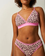 Load image into Gallery viewer, Stripe &amp; Stare | Bralette | Liquorice Leopard
