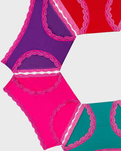 Load image into Gallery viewer, Stripe &amp; Stare | The Original Knicker Four Pack | Sparkle Lace
