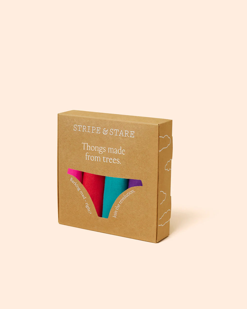 Stripe & Stare | Thong Four Pack | Sparkle Lace