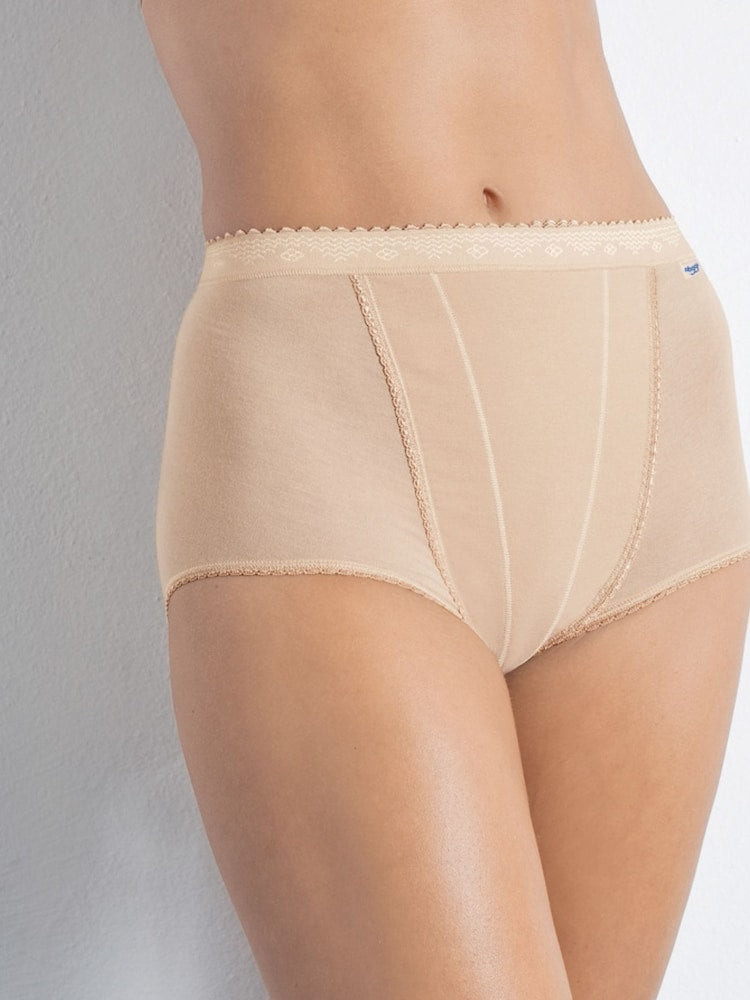 Sloggi | Control Maxi Knickers 2 Pack | Beige